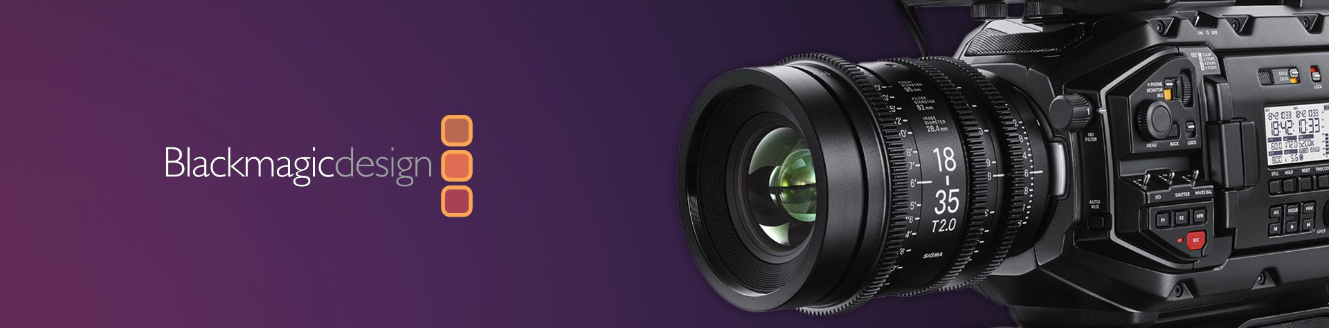 Profesionálna filmová kamera značky Blackmagic Design